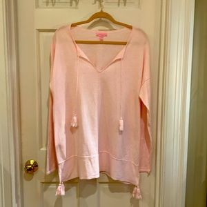 Lilly Pulitzer Pink Sweater, XL
